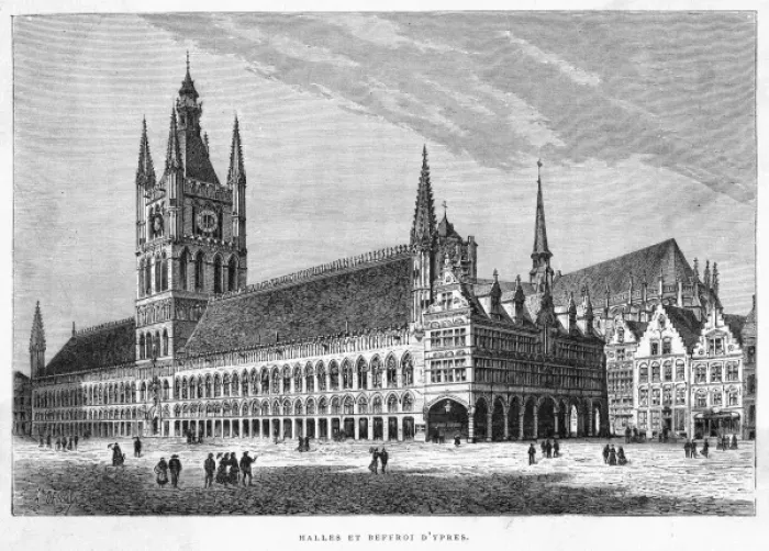Framed Print : Ypres / Cloth Hall Framed Print : Ypres / Cloth Hall