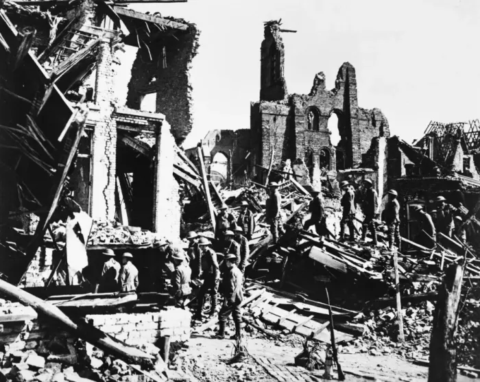 Framed Print : Ypres, World War I Framed Print : Ypres, World War I