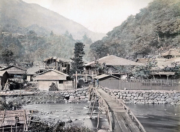 Yumoto-onsen, near Nikko, Japan, circa 1870s