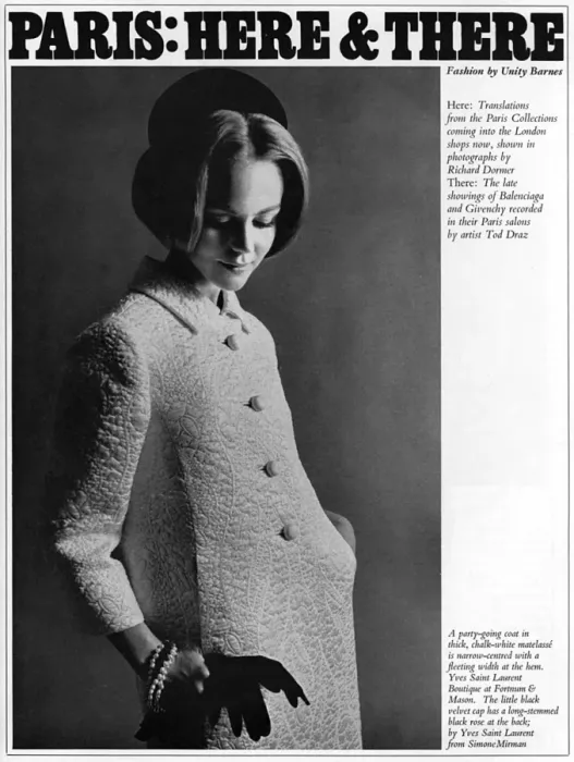 Framed Print : Yves St Laurent coat and hat Framed Print : Yves St Laurent coat and hat