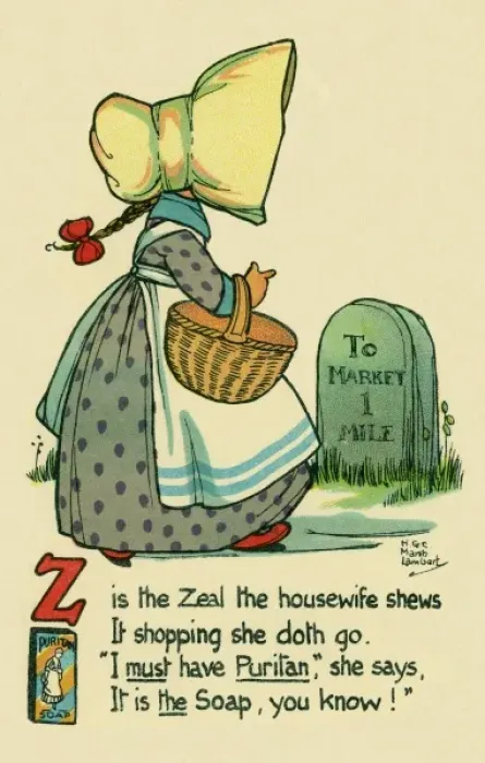 Framed Print : Z is the Zeal the housewife shews Framed Print : Z is the Zeal the housewife shews