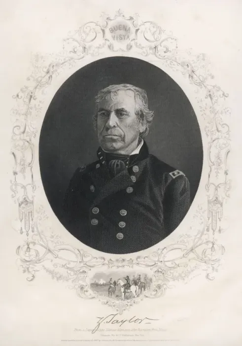 Framed Print : Zachary Taylor / Wellstood Framed Print : Zachary Taylor / Wellstood