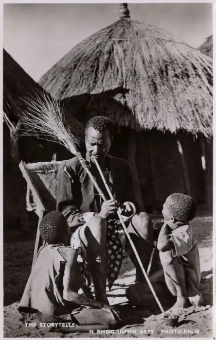 Framed Print : Zambia (Northern Rhodesia) - Storyteller