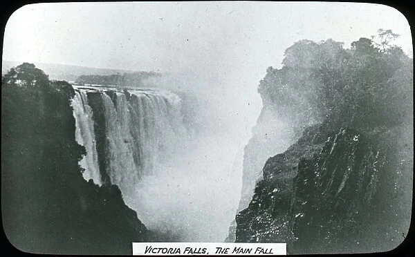 Zambia - Zimbabwe - The Main Fall, Victoria Falls