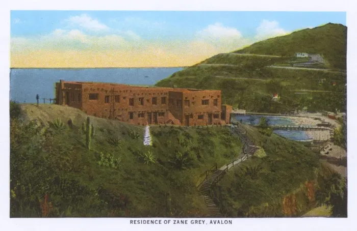 Framed Print : Zane Grey residence, Santa Catalina Island, California, USA Framed Print : Zane Grey residence, Santa Catalina Island, California, USA