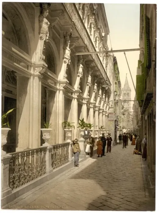 Framed Print : Zara, Central Cafe, Dalmatia, Austro-Hungary Framed Print : Zara, Central Cafe, Dalmatia, Austro-Hungary