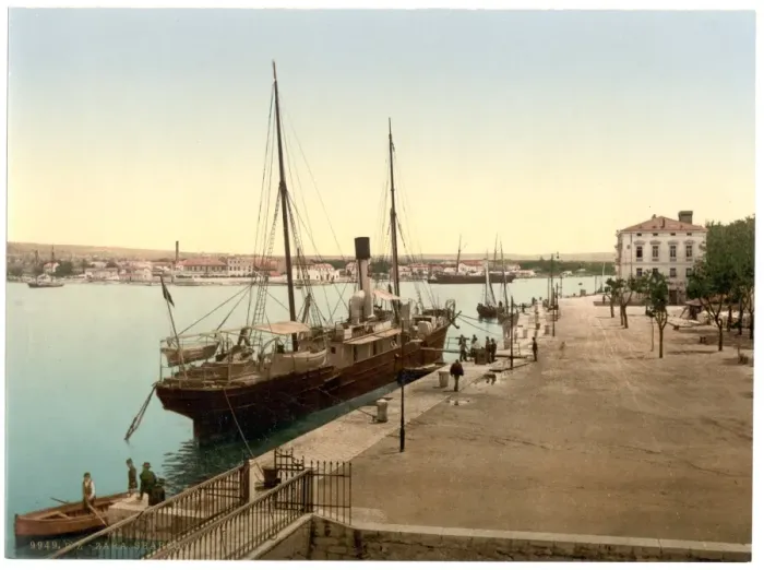 Framed Print : Zara, landing place, Dalmatia, Austro-Hungary Framed Print : Zara, landing place, Dalmatia, Austro-Hungary