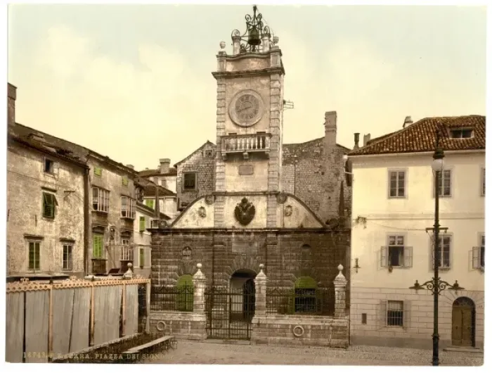 Framed Print : Zara, Signori Square, Dalmatia, Austro-Hungary Framed Print : Zara, Signori Square, Dalmatia, Austro-Hungary
