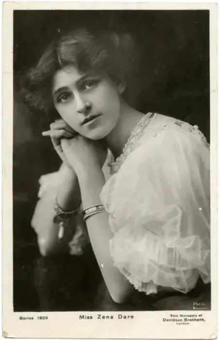 Framed Print : Zena Dare 1910 Framed Print : Zena Dare 1910
