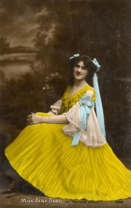 Framed Print : Zena Dare - English singer and actress Framed Print : Zena Dare - English singer and actress