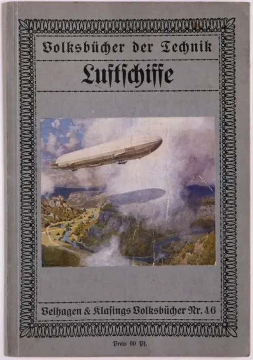 Framed Print : Zeppelin Brochure Framed Print : Zeppelin Brochure