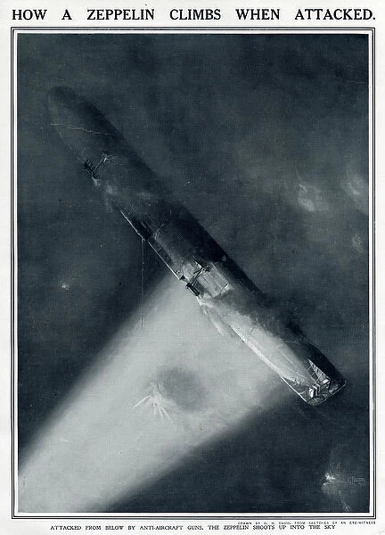 How a Zeppelin climbs when attacked by G. H. Davis
