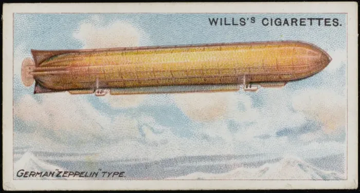 Framed Print : Zeppelin Lz-2 (Cig. Card) Framed Print : Zeppelin Lz-2 (Cig. Card)