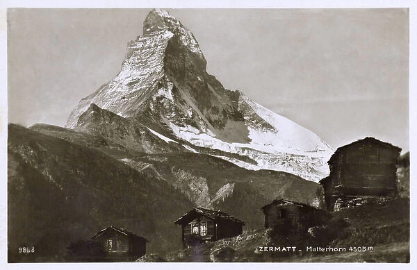 Zermatt, Switzerland - the distinctive shape of Matterhorn