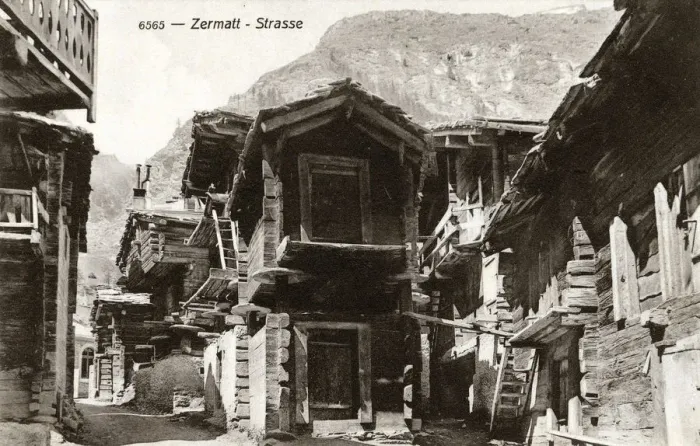 Framed Print : Zermatt, Switzerland - Street Scene Framed Print : Zermatt, Switzerland - Street Scene