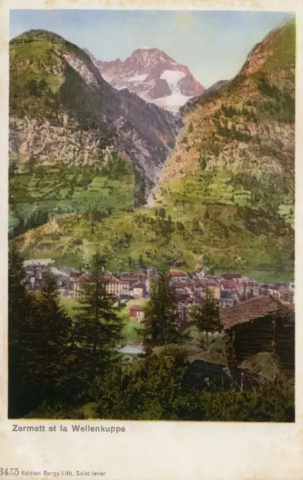 Framed Print : Zermatt - Switzerland with Wellenkuppe at rear Framed Print : Zermatt - Switzerland with Wellenkuppe at rear
