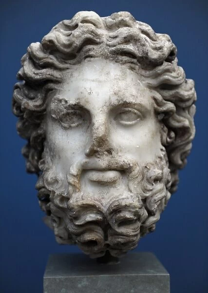 Zeus. Rome. Late 2nd century AD. Bust. Marble