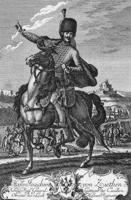 Framed Print : Ziethen on Horseback Framed Print : Ziethen on Horseback