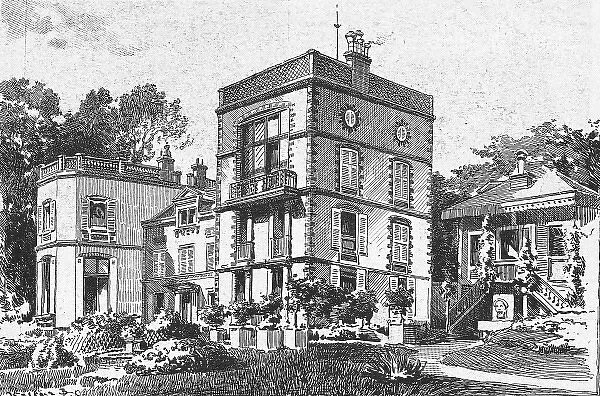 ZOLA, ɭile (1840-1902). ɭile Zolas cottage