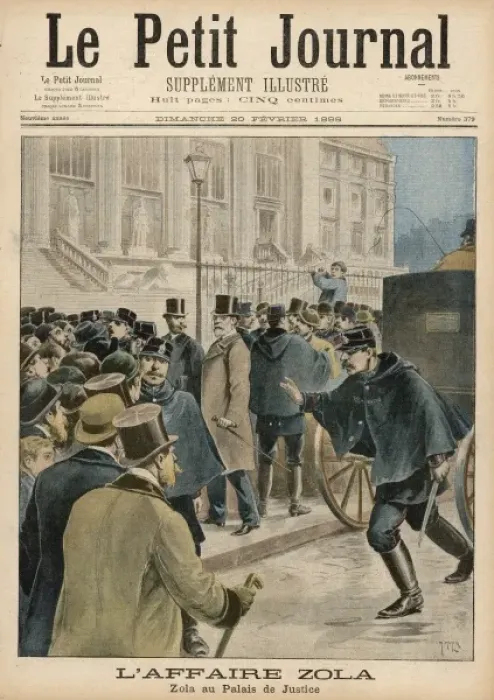 Framed Print : Zola / Petit Journal 1898 Framed Print : Zola / Petit Journal 1898