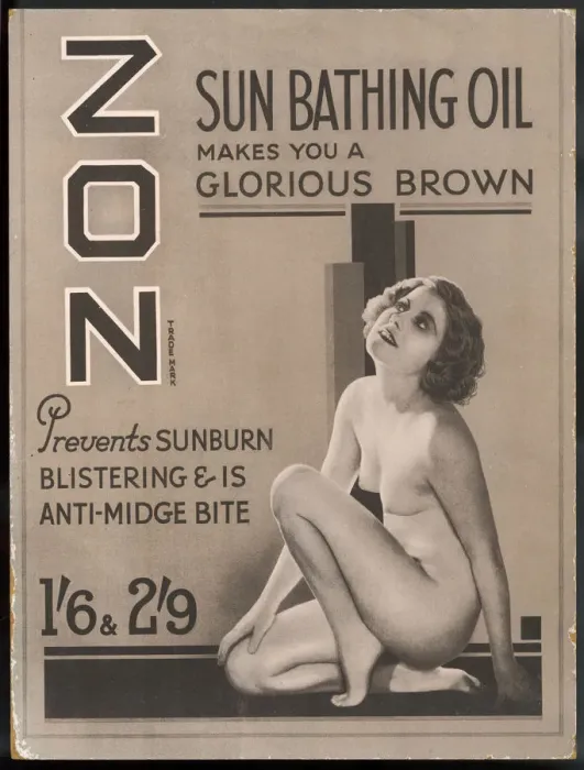 Framed Print : ZON SUN TAN OIL ADVERT Framed Print : ZON SUN TAN OIL ADVERT