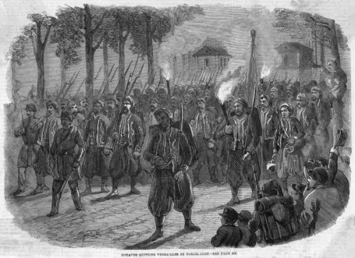 Framed Print : Zouaves for Italy Framed Print : Zouaves for Italy