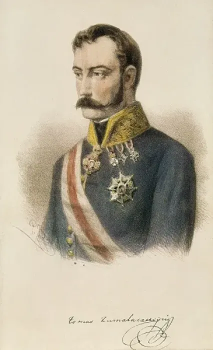 Framed Print : ZUMALACARREGUI, Tom᳠(1788-1835). Carlist general Framed Print : ZUMALACARREGUI, Tom᳠(1788-1835). Carlist general