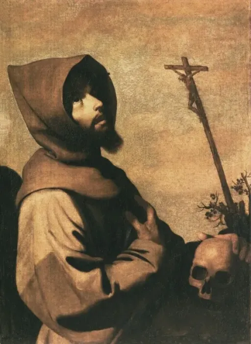 Framed Print : ZURBARAN, Francisco de (1598-1664). Saint Francis Framed Print : ZURBARAN, Francisco de (1598-1664). Saint Francis