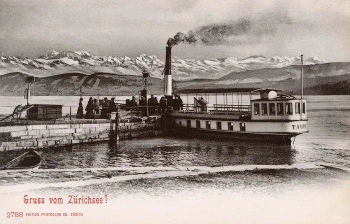 Framed Print : Zurich, Switzerland - Steam pleasure craft - Lake Zurich Framed Print : Zurich, Switzerland - Steam pleasure craft - Lake Zurich
