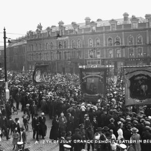 A 12th of July Demonstration in Belfast