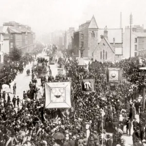 12th of July march, Orange Order, Belfast, c. 1890 s