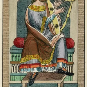 13th Century Harpist