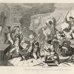 1798 Rebels Destroy Home