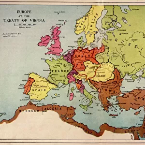 1815 Europe Map