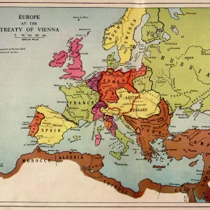 1815 Europe Map