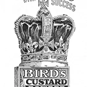 1902 Coronation Birds Custard Powder advertisement