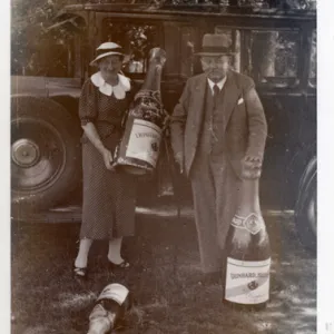 1923 Deinhard Champagne & Vintage Car (awaiting identificati