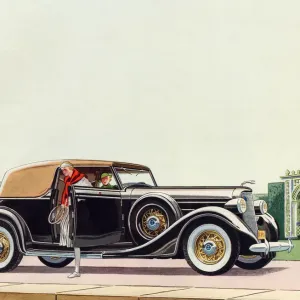 1931 Lincoln Brunn Convertible Victoria