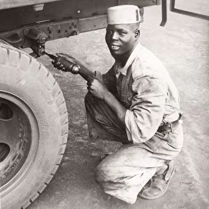 1940s East Africa - army driver