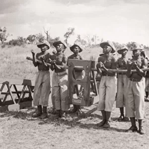 1940s East Africa - askari soldiers training