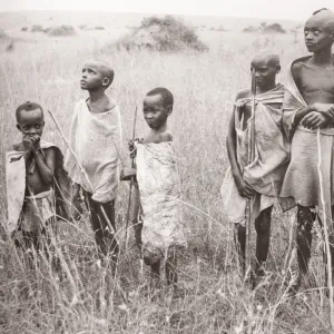 1940s East Africa - Uganda - children