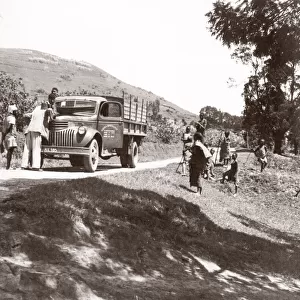 1940s East Africa - Uganda - rural transport scenery