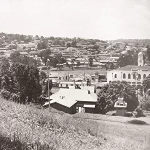 1940s East Africa - view of Kampala, capital of Uganda
