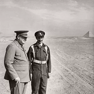 1943 Egypt - British prime minister Winston Churchill