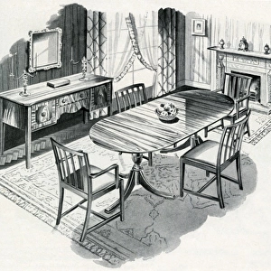 1950s dining room