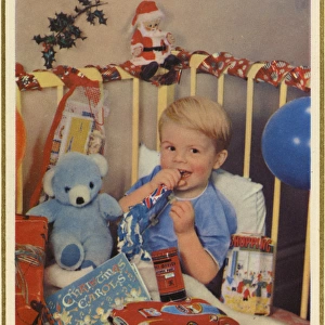 1950s Vintage Christmas Card