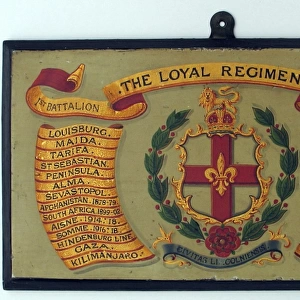 1st Battalion, The Loyal North Lancashire regimental drum