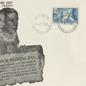 1st day Cover - Wedding of Duke of Windsor to Wallis Simpson