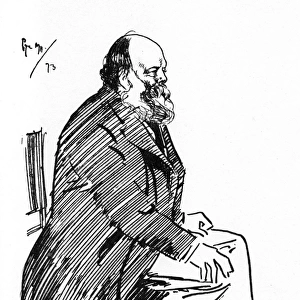 3rd Marquess of Salisbury - caricature by Phil May