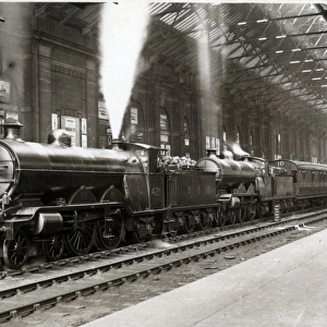 4-4-2 Locomotives - Double Headed Train, Victoria Railway St